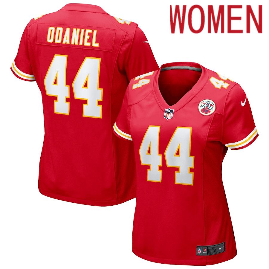 Women Kansas City Chiefs #44 Dorian ODaniel Nike Red Game NFL Jersey